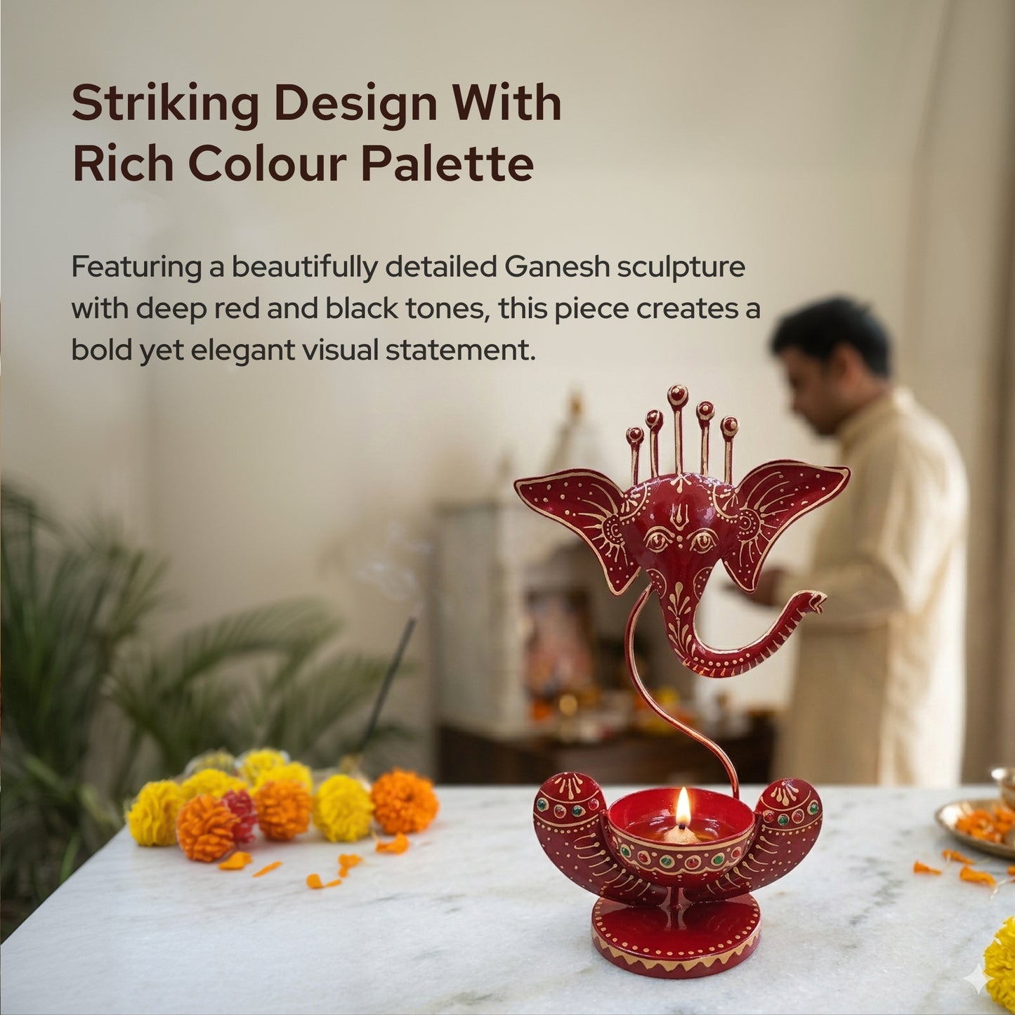 Beautiful Ganesh Tealight