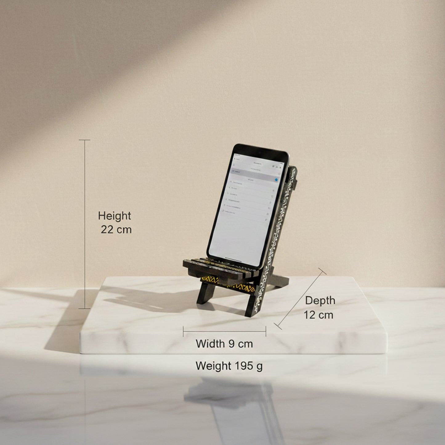 Chamak Handmade Wooden Mobile & iPad Stand