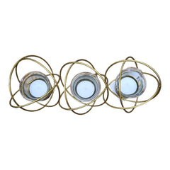 Gold Tealight with Glass Holder