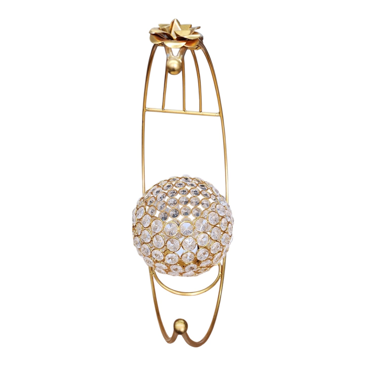 Moonlight Crystal Tealight Holder