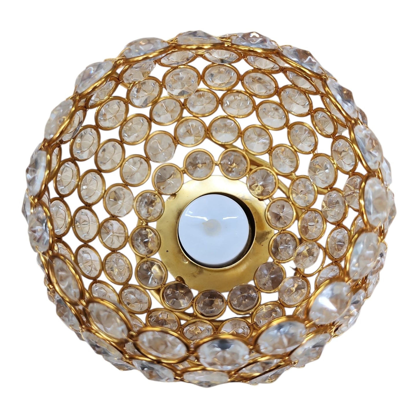 Moonlight Crystal Tealight Holder