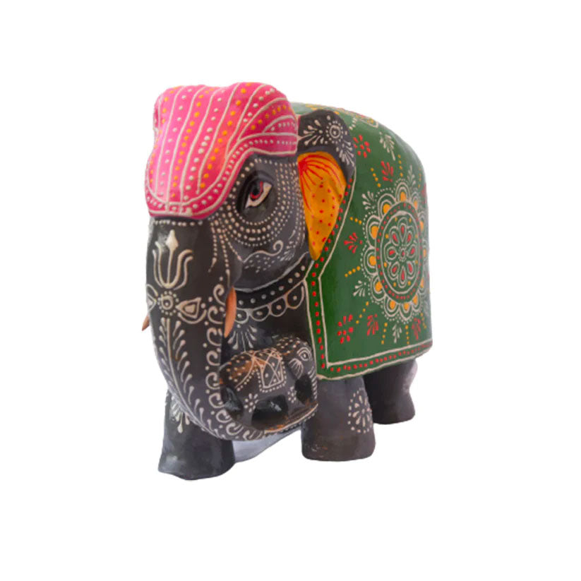 Handmade Elephant Hand Painted in Multi colours