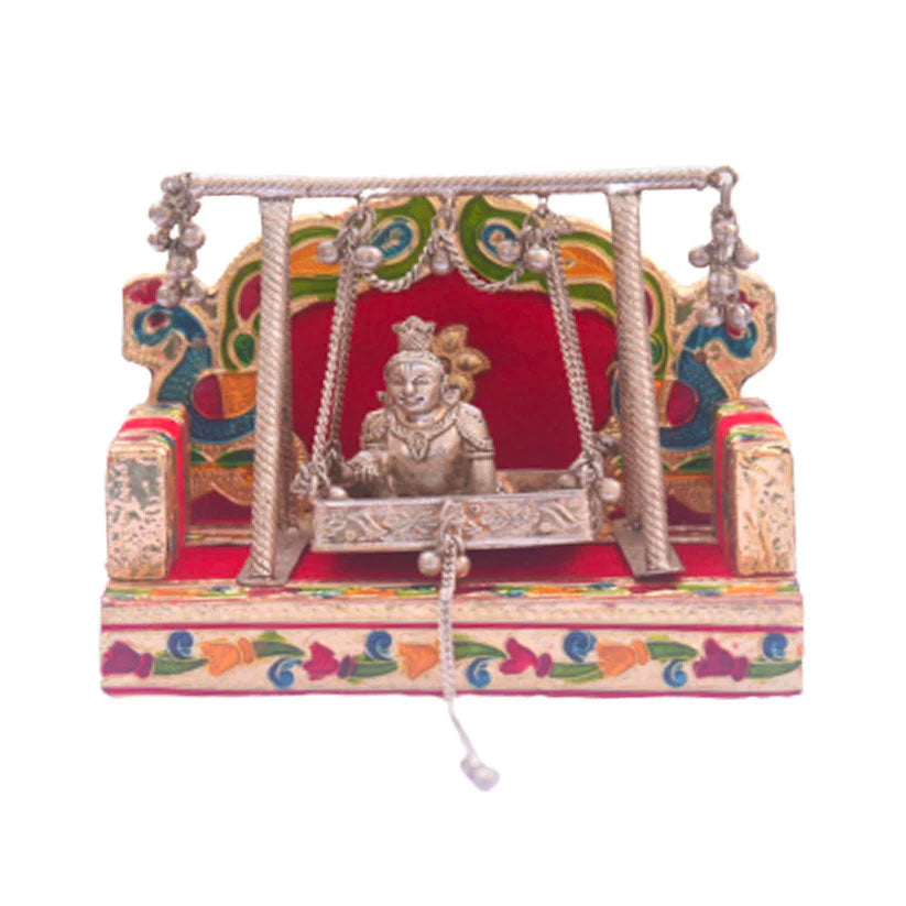 Handmade God Throne with Meenakari Work