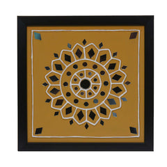 Lippan Art Wall Frame with Mud Design