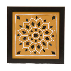 Flower shaped Lippan Art Wall Frame