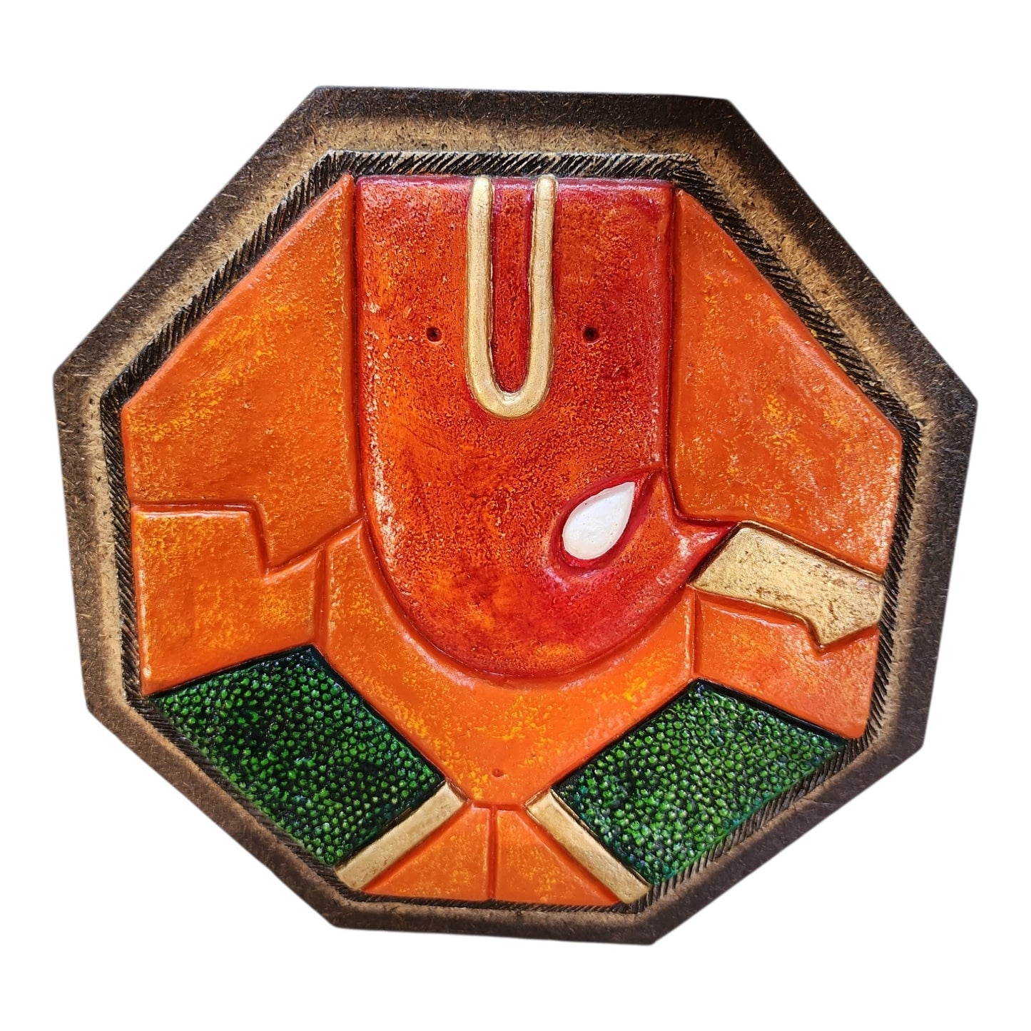 Wooden Ganesh Wall Frame