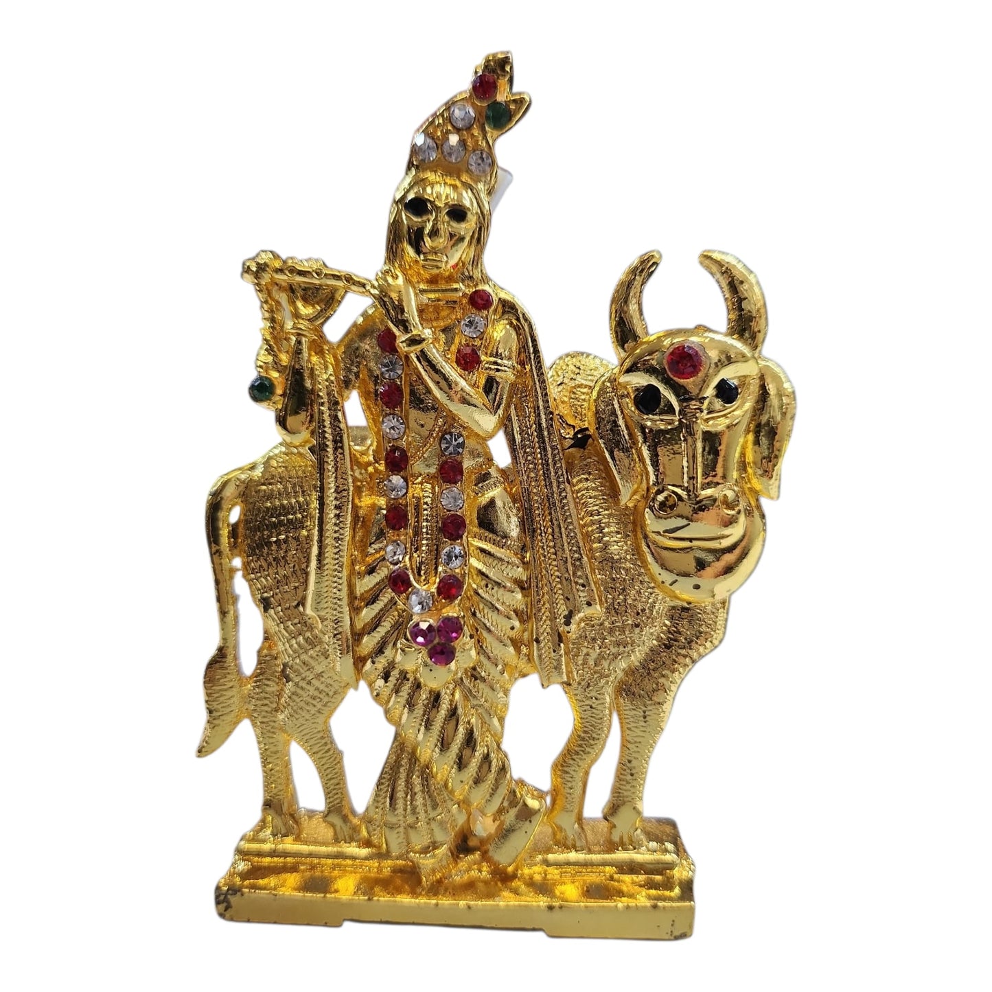 Krishna with Cow Murti