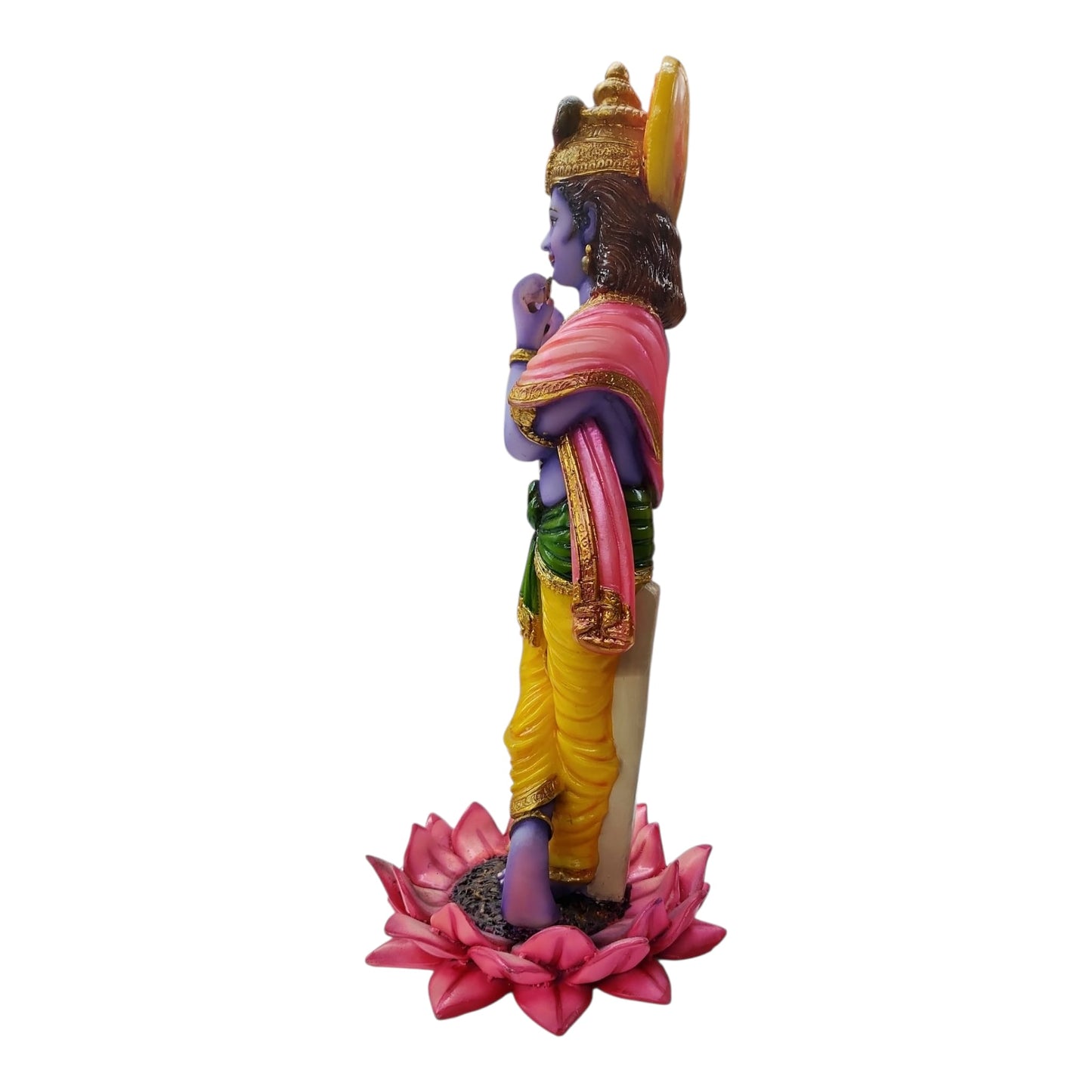Krishna Coloured Standing on Lotus