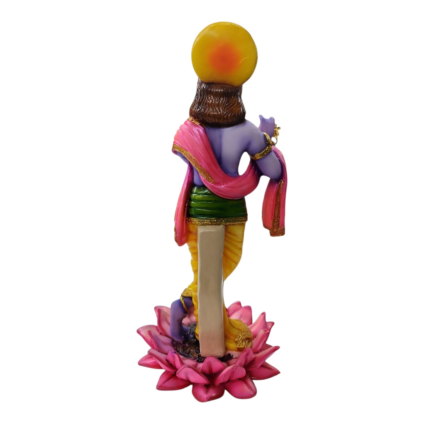 Krishna Coloured Standing on Lotus