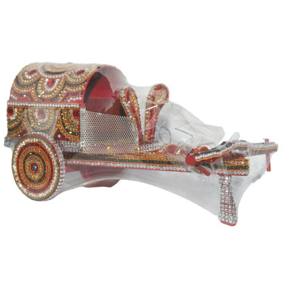 Handmade Bull and Cart for carrying Wedding