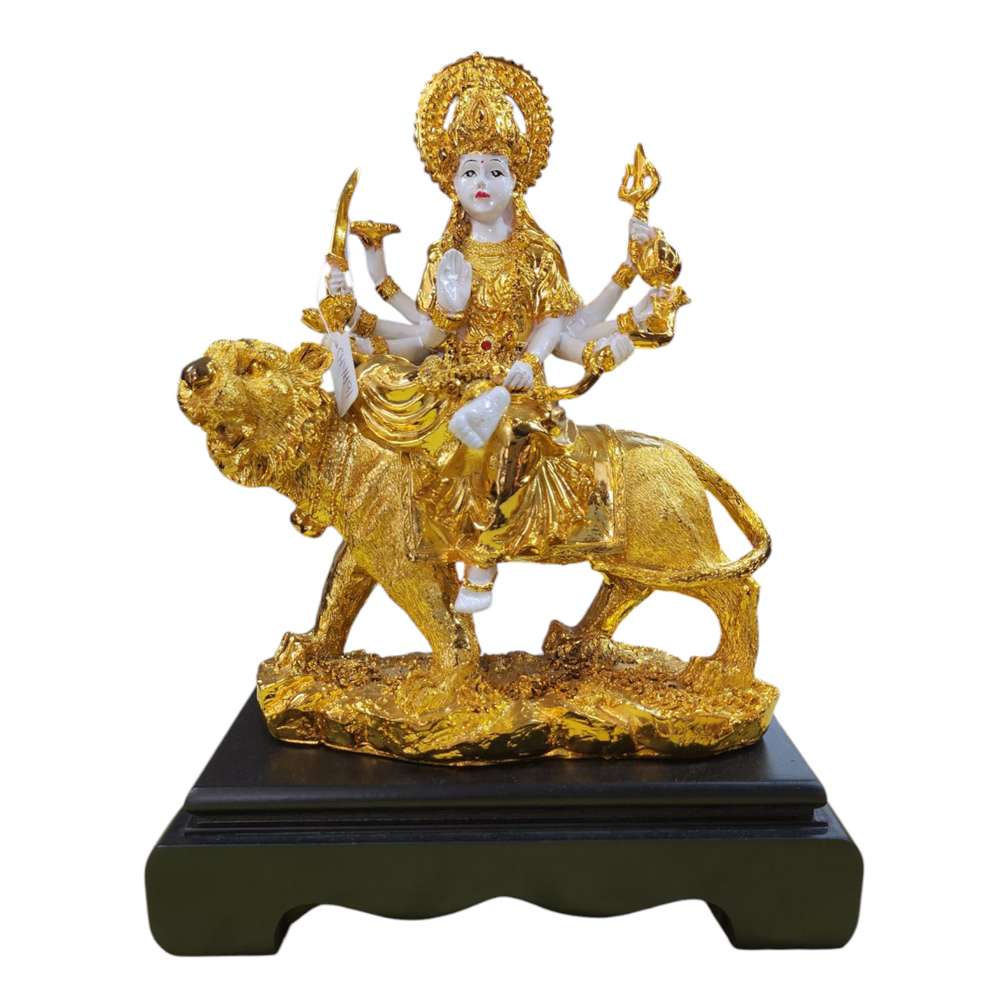 Ambe Maa Murti White & Gold