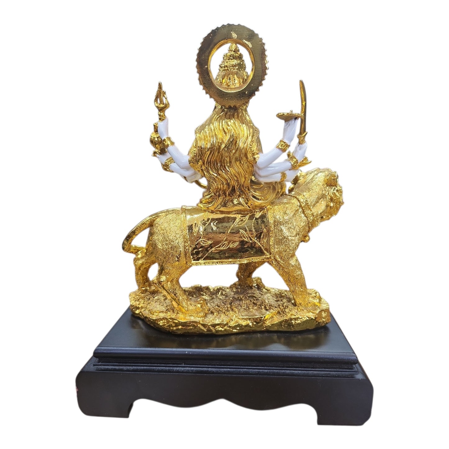 Ambe Maa Murti White & Gold
