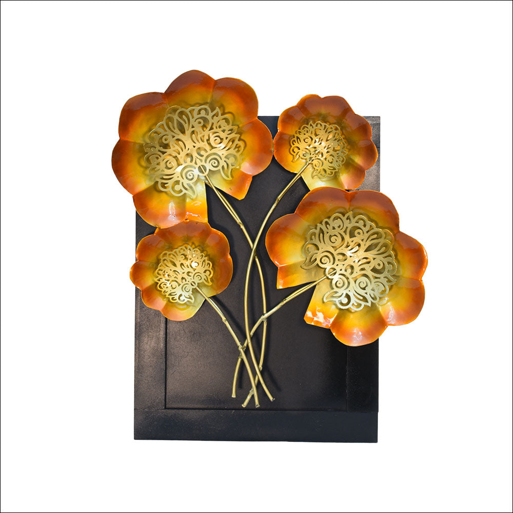 3D Flowers Popping Out of Frame Wall Art