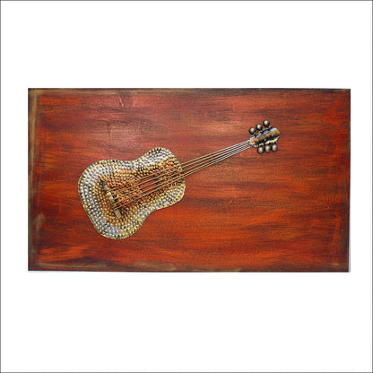 Handmade Metal Guitar Wall