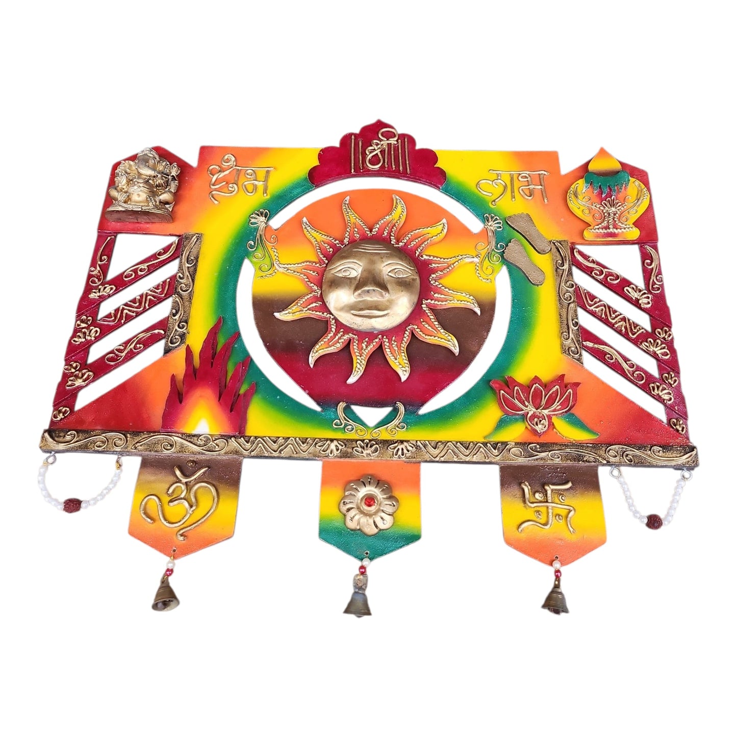 Sun Wooden Wall Frame