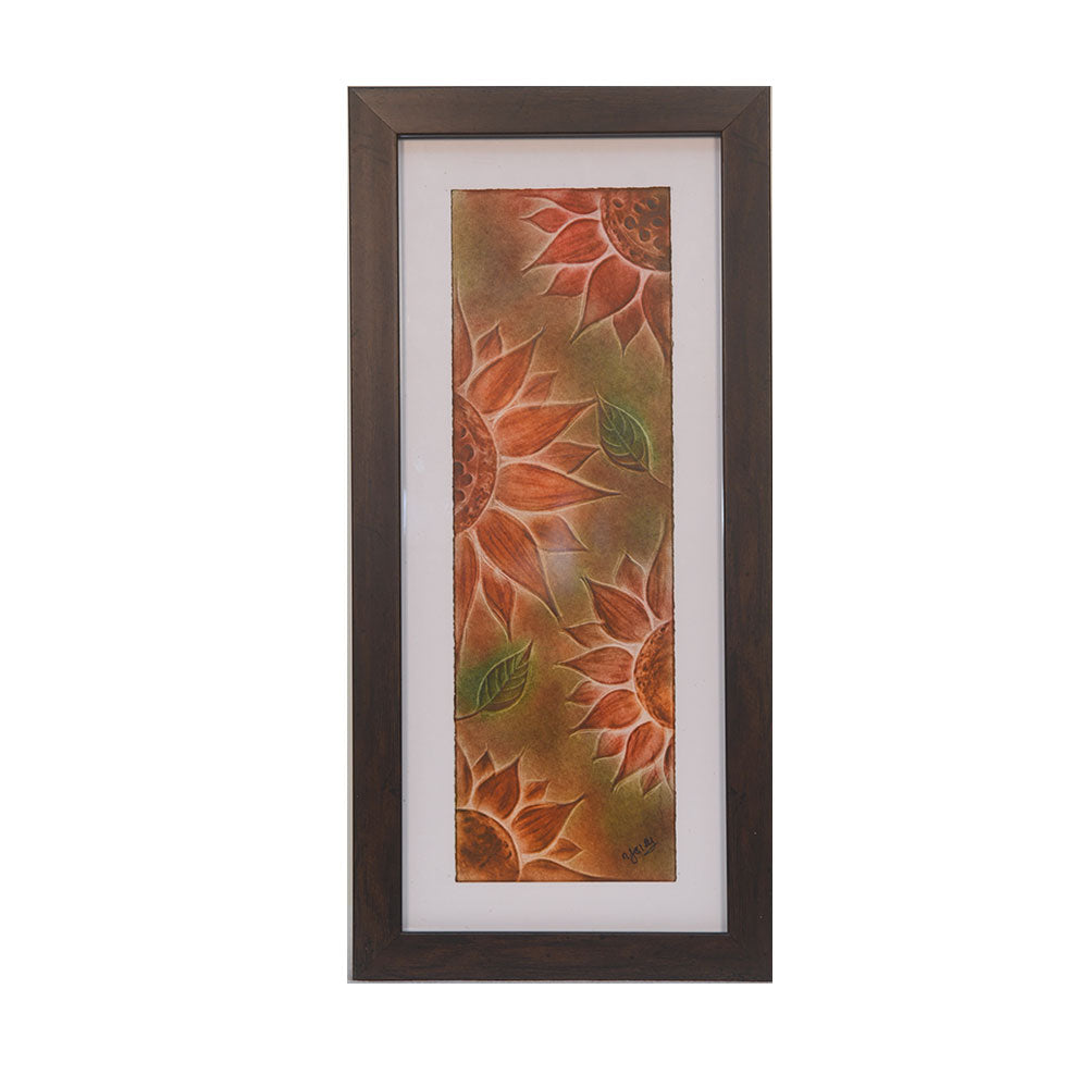 Beautiful Sunflower Nail Art Frame