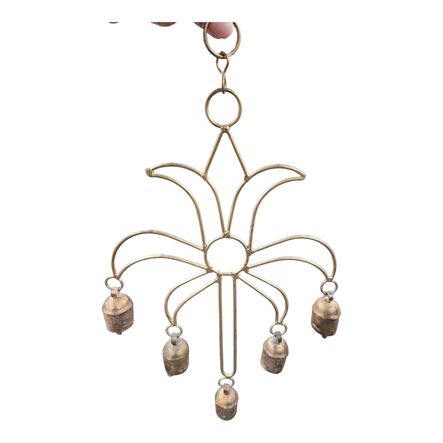 Bell Art Palm Tree Windchime