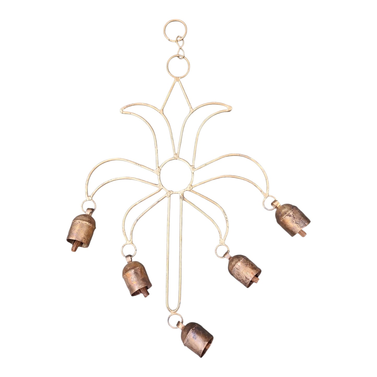 Bell Art Palm Tree Windchime