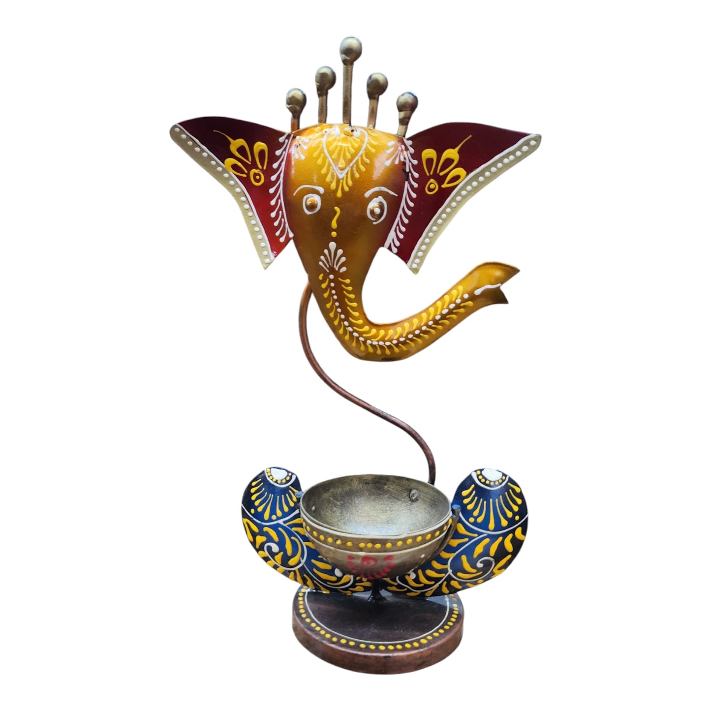 Beautiful Metal Ganesh Tealight