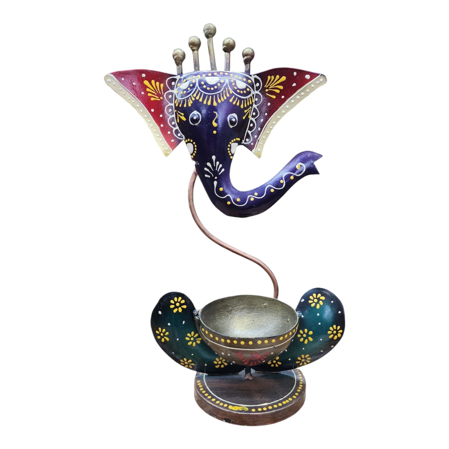 Beautiful Metal Ganesh Tealight