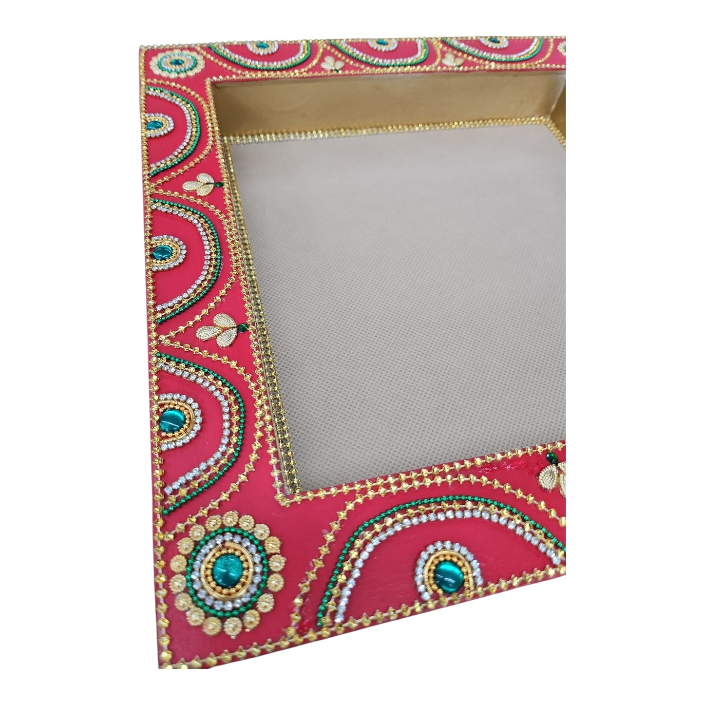 Decorated Wedding Square Tray