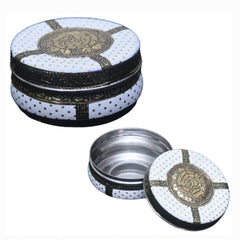 Stainless Steel Tin with Oxidised Finish