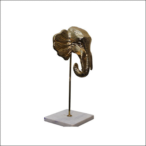Home Decoration Gold Aluminum Elephant Shape-Table Decor