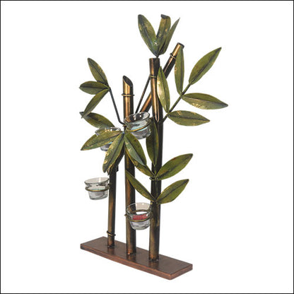 Bamboo T-Light Table Decor