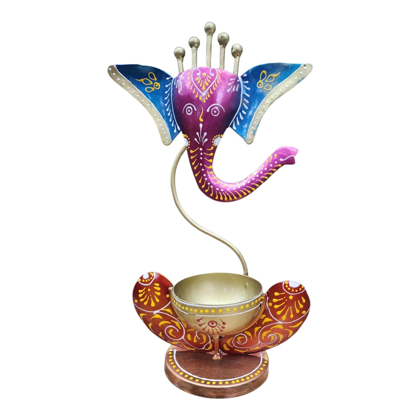 Beautiful Metal Ganesh Tealight