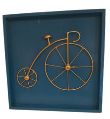 Blue Framed Bicycle