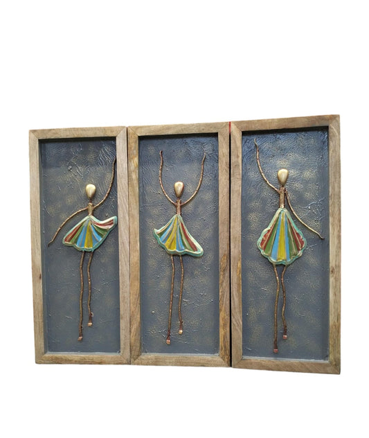 Set of 3 Dancing Lady In different position