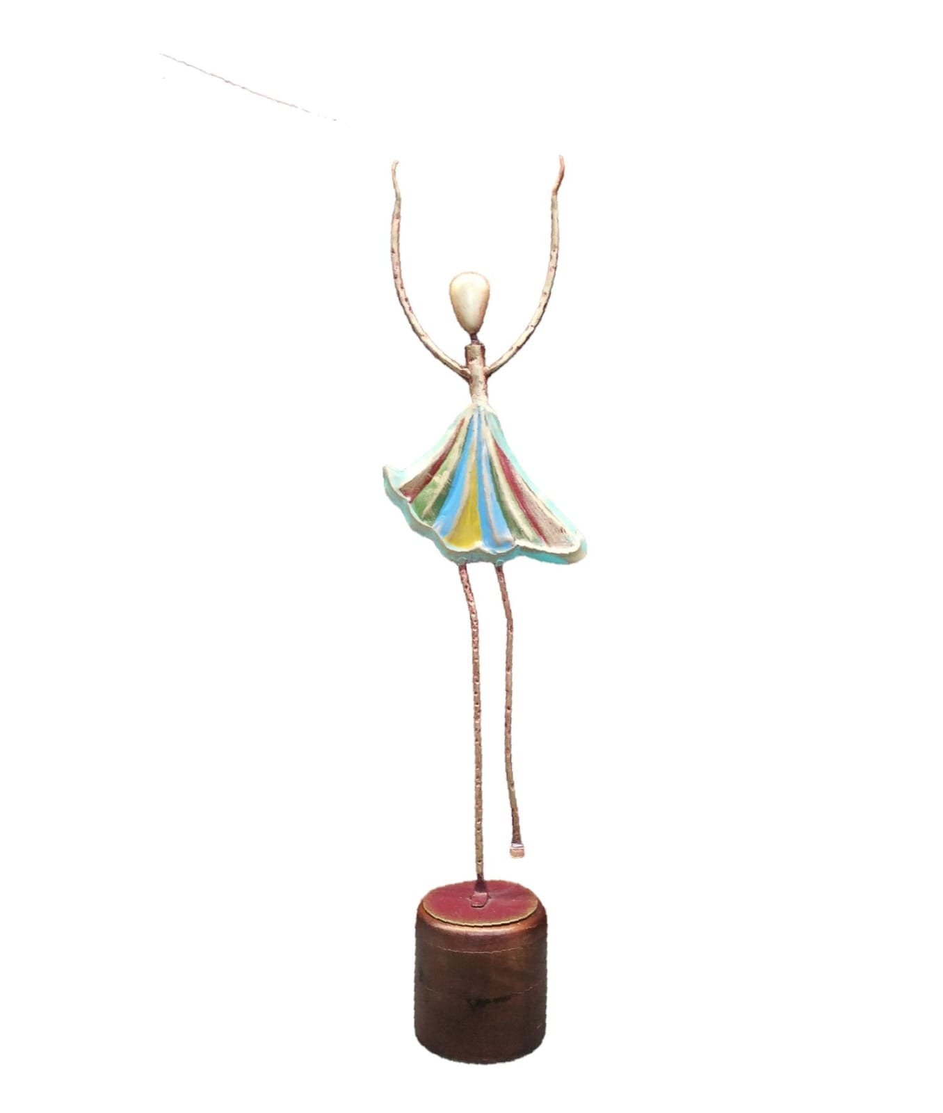 Handmade dancing lady table decor