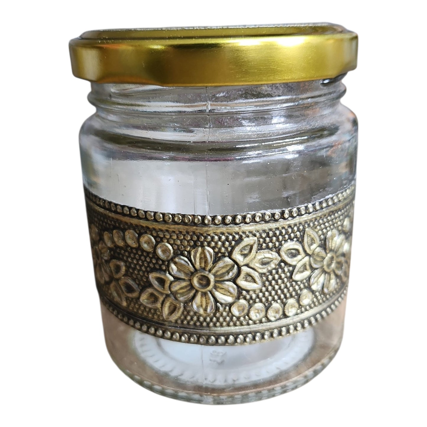 Handcrafted Oxidised Glass Mithai Jar – Wedding Gift Favour