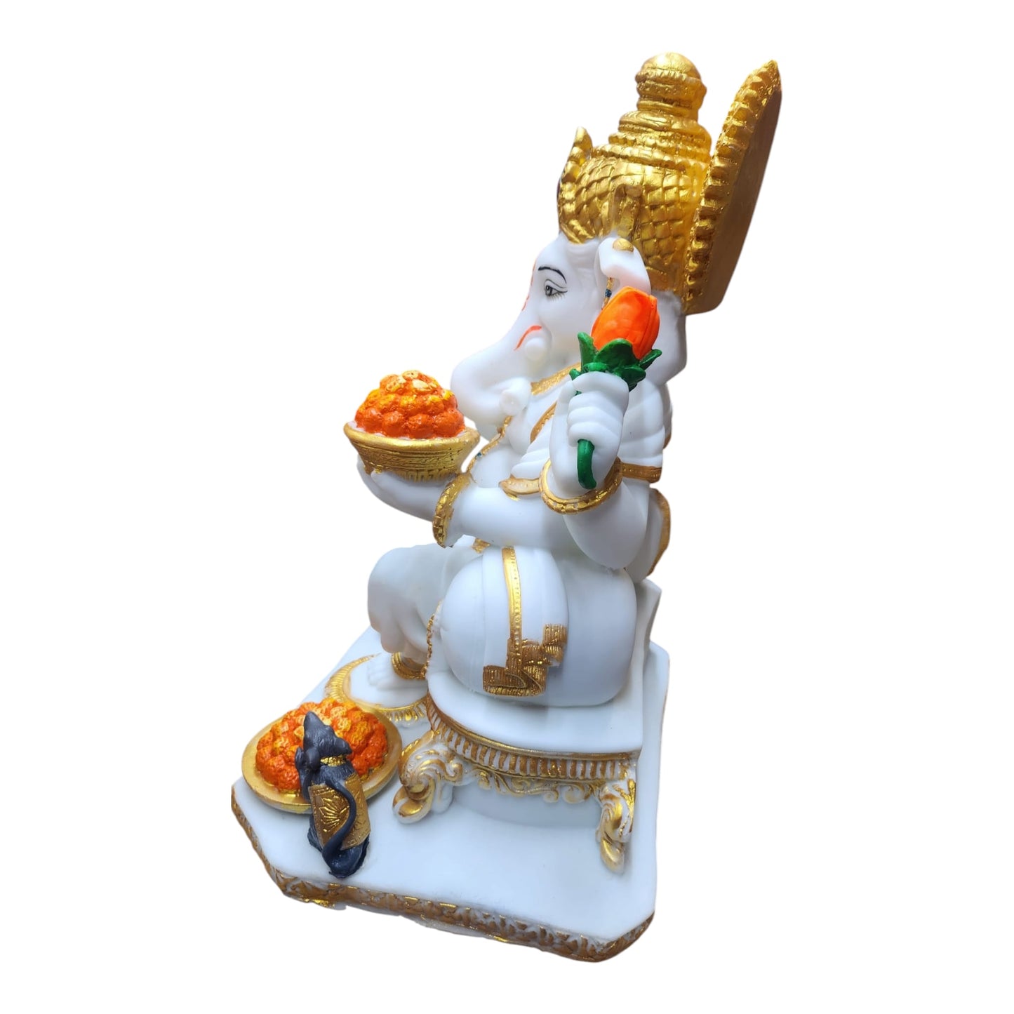 White Ganesh Statue