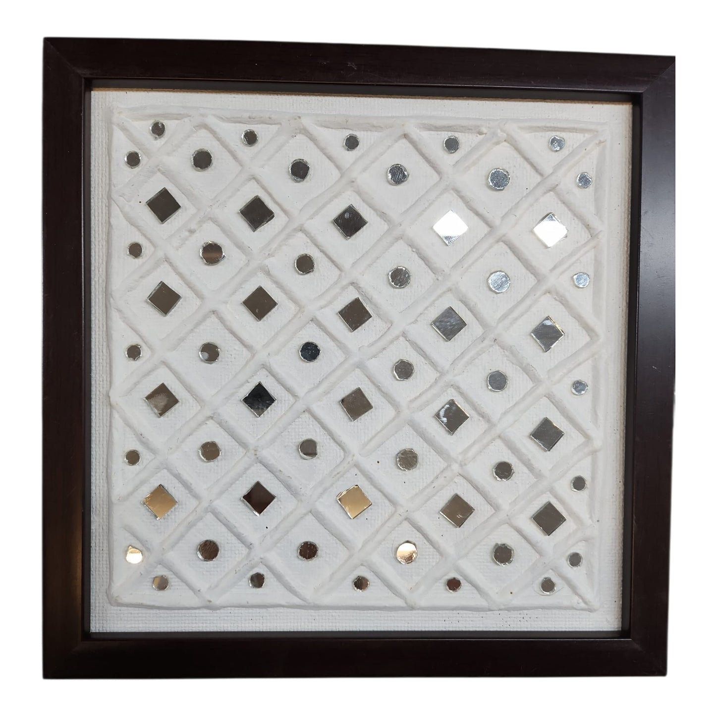 Lippan Art Wall Frame Square and circle Mirrors
