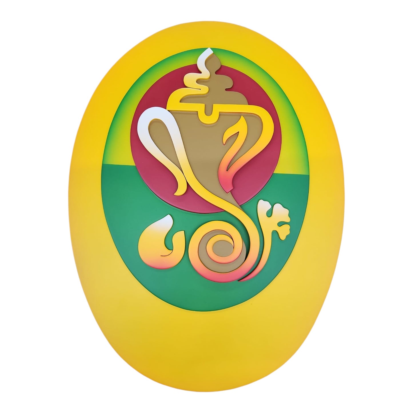 Ganesh Oval Wall Frame