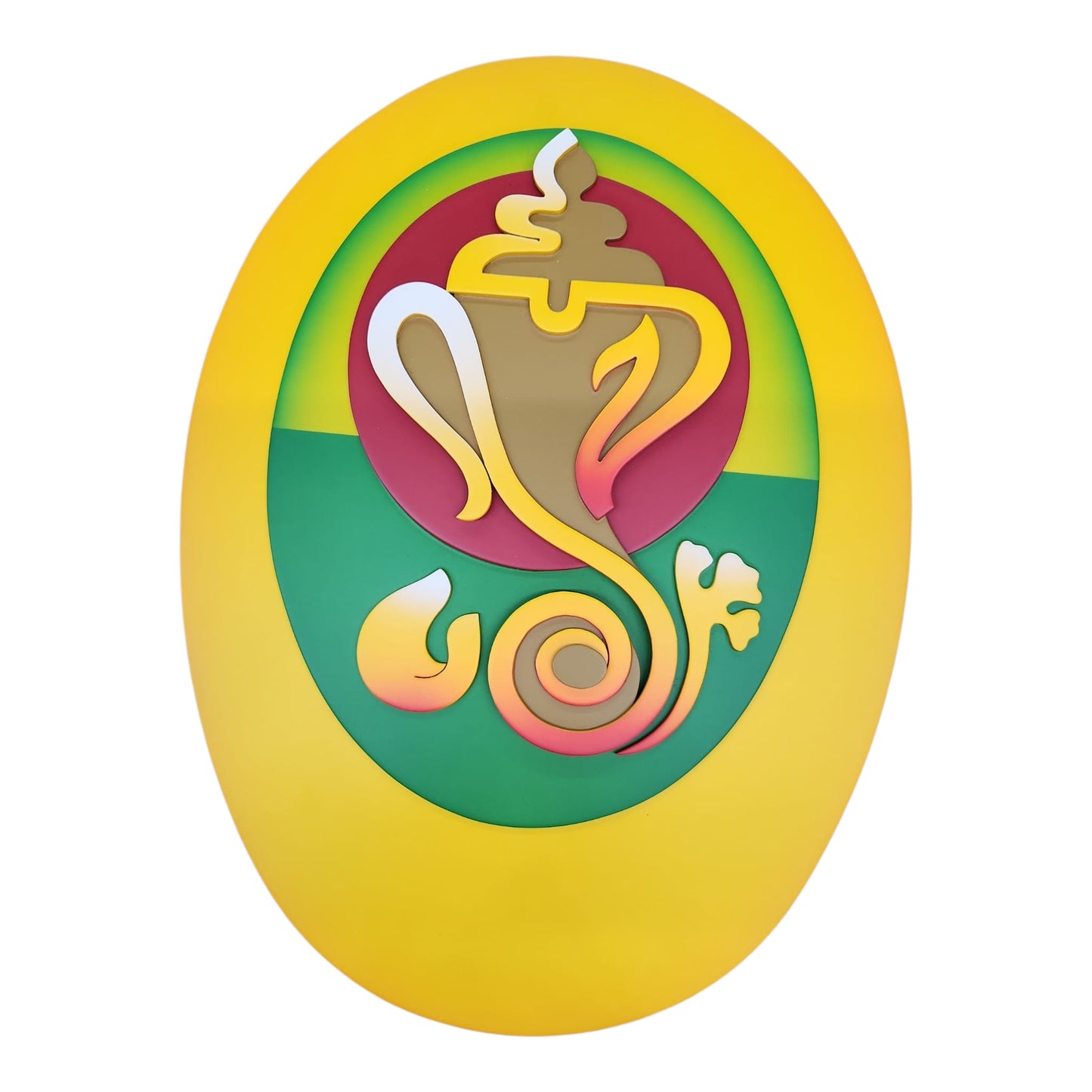 Ganesh Oval Wall Frame