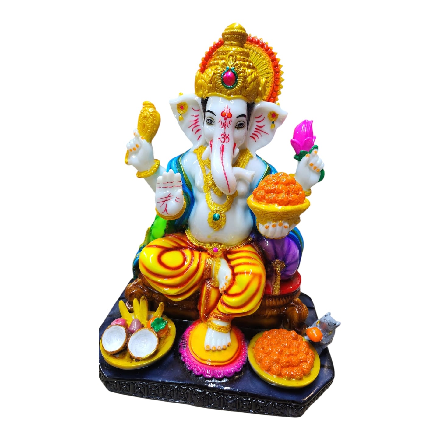 Ganesh Multicolour Statue