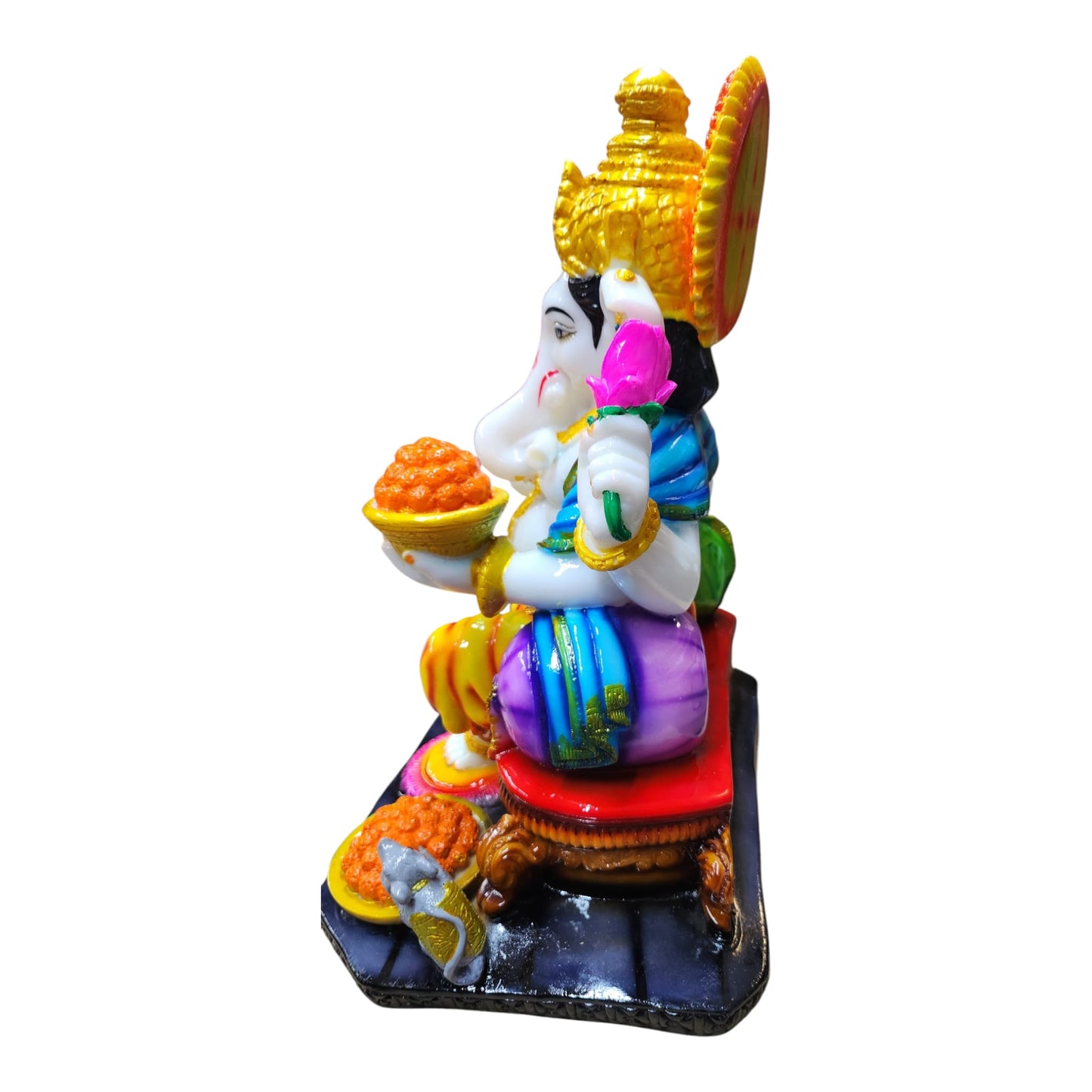 Ganesh Multicolour Statue