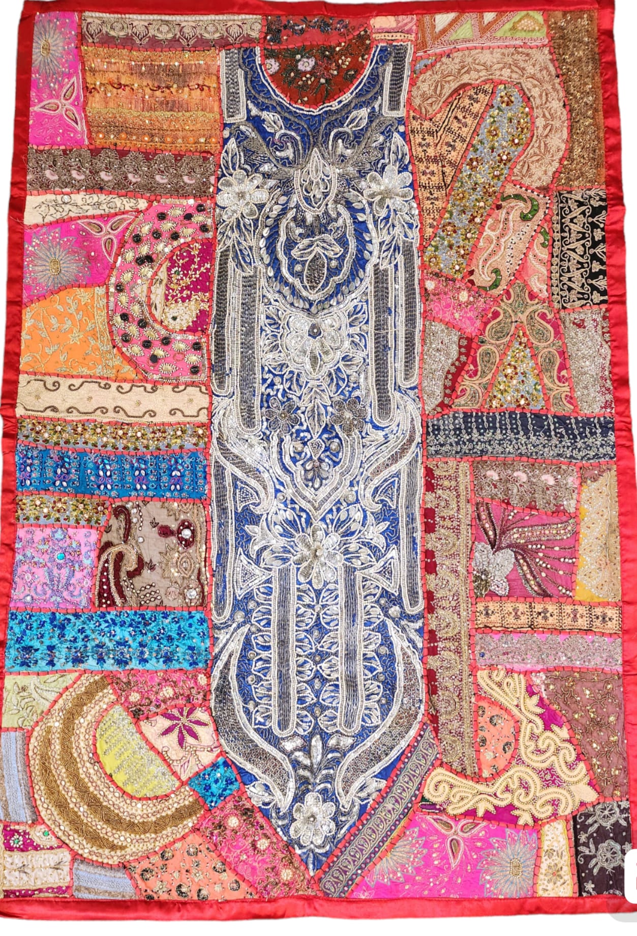 Indian, Hand Embroidered Tapestry/ Wall hanging