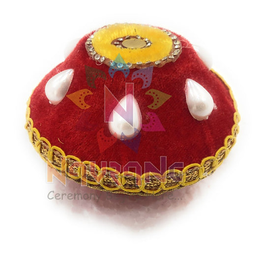 Samput - Red Velvet Cover for Hindu Wedding Ritual