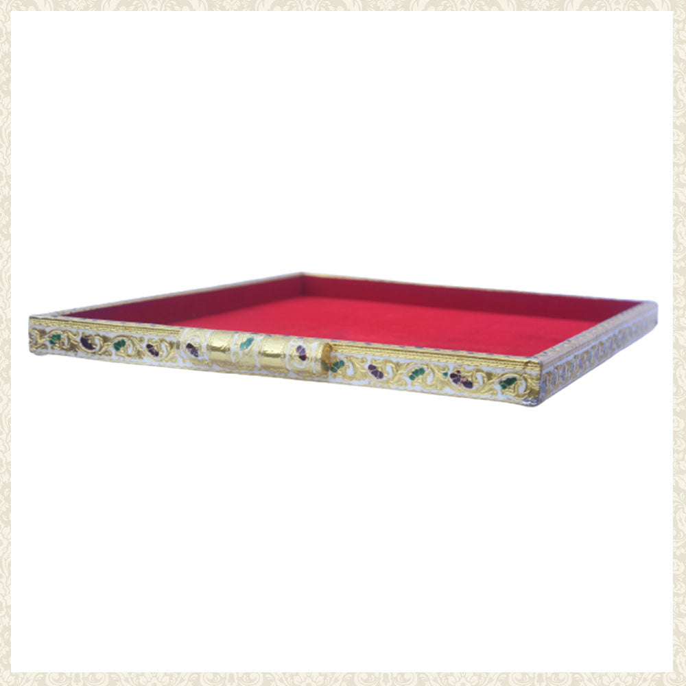 Navrang Meenakari Chhab Decoration Tray